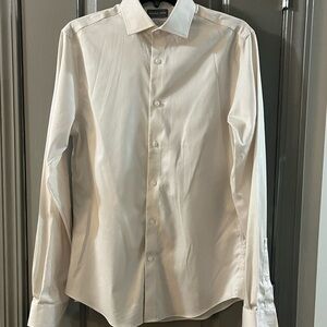 Michael Kors Men's Slim fit air soft stretch button down Shirt